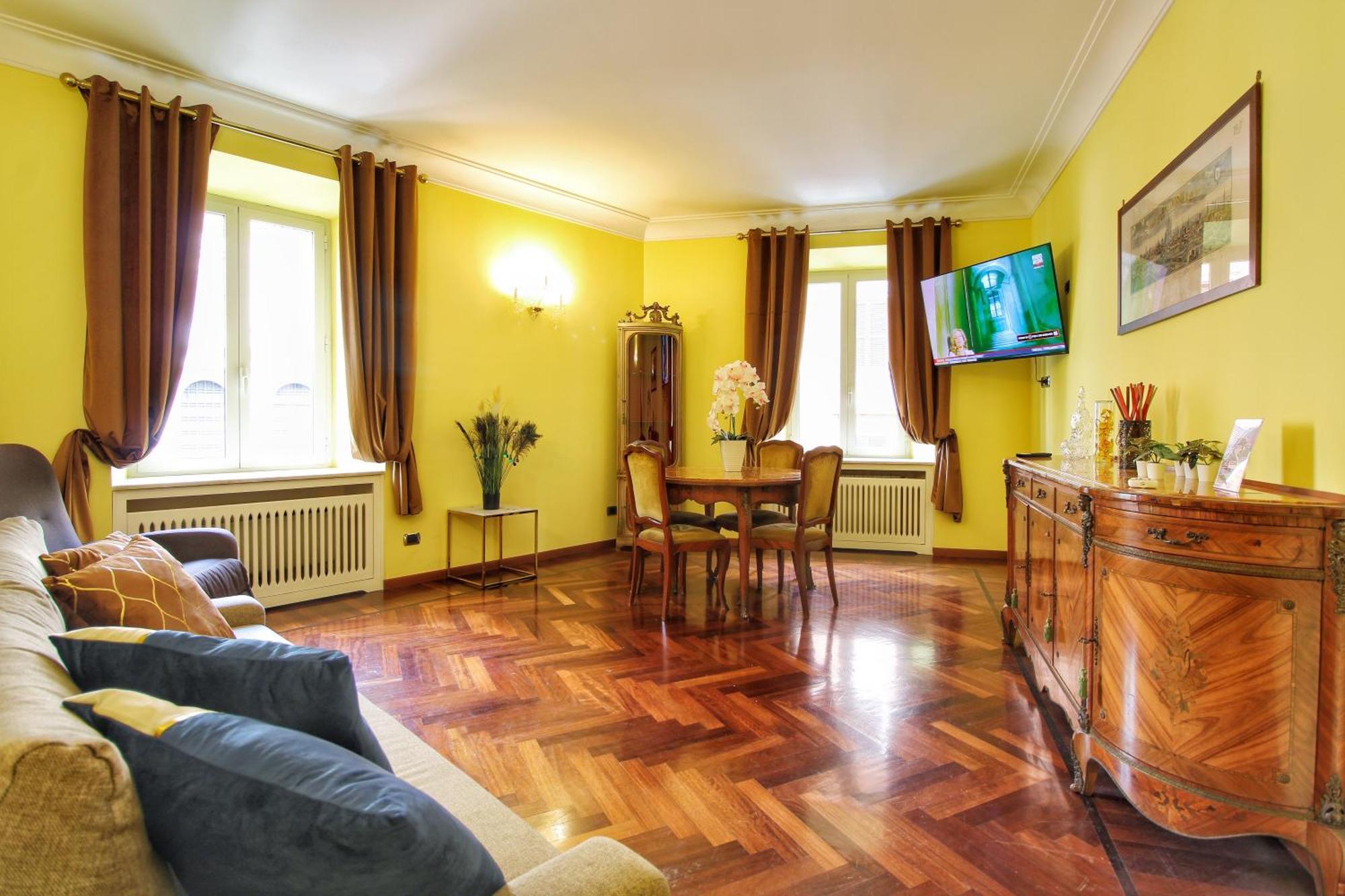 Large And Charming Apartment In Trastevere By Yourhost ローマ エクステリア 写真